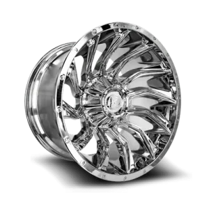 XF Off-Road – XF-224 – Chrome – 22″x12″ -44mm – Summer Wheels – XF-224221281651170-44C